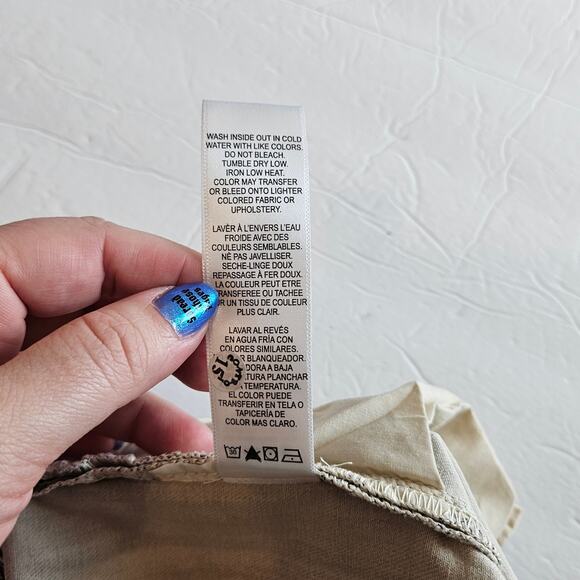 Frame Le Crop Mini Boot Jeans Window Pane Plaid Women's 29 Academia Fall - Picture 10 of 12